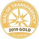 2019 Gold Seal of Transparency Guidestar