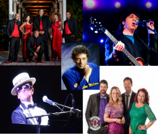 Collage of this years performing artists