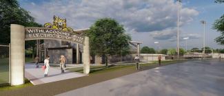 Rendering of PHSC's Withlacoochee River Electric Co-op Park entryway